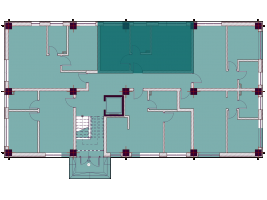 Apartamente cu o cameră tip 1C - poziționare pe etaj