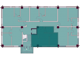 Apartamente cu 2 camere tip 1F - poziționare pe etaj